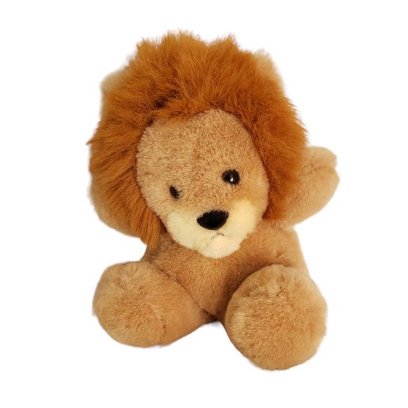 Steven Smith Grumpy Lion Vintage Plush Stuffed Animal Made In Korea Retro 60s - Picture 1 of 5